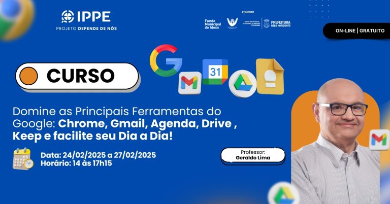 Curso: Domine as principais ferramentas do Google: Chrome, Gmail, Agenda, Drive, Keep e facilite seu dia a dia
