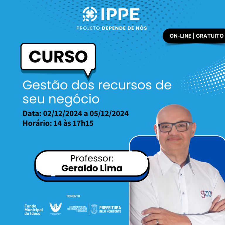 Curso: Gestão dos recursos de seu negócio
