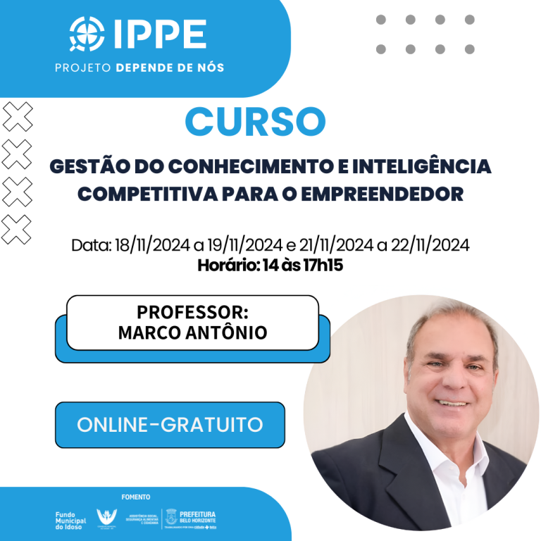 Curso: Gestão do conhecimento e inteligência competitiva para o empreendedor