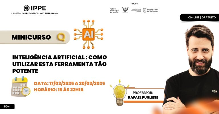 Minicurso Inteligência artificial: como utilizar esta ferramenta tão potente
