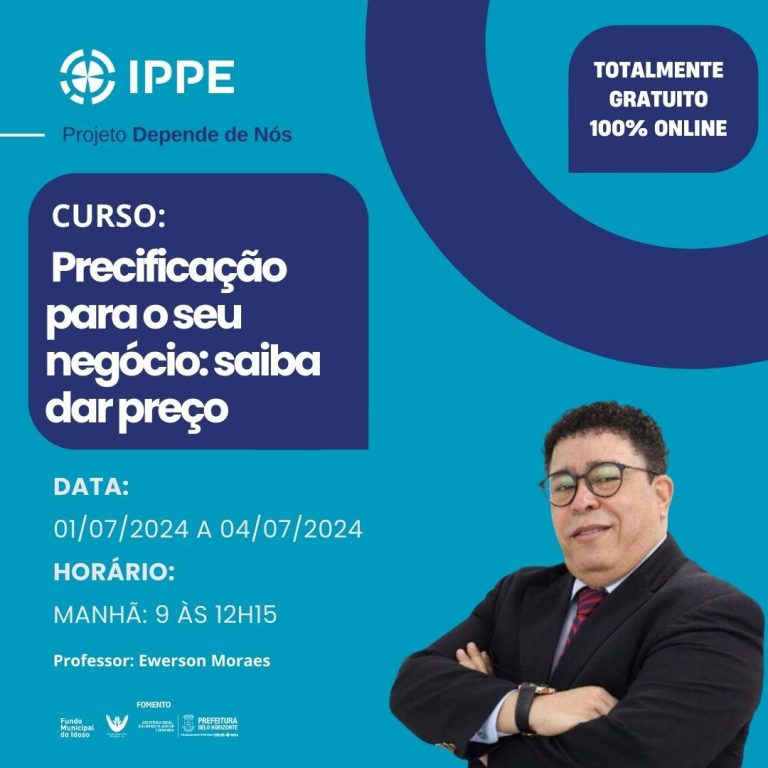 Curso: Precificação para o seu negócio: saiba dar preço
