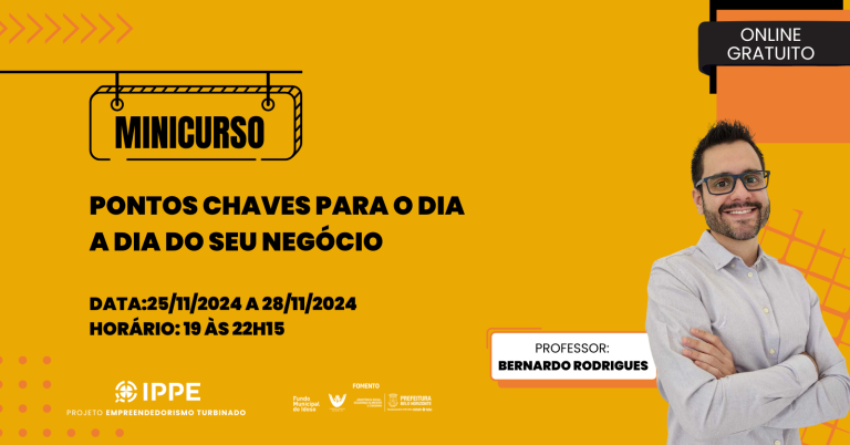 Minicurso Pontos chaves para o dia a dia do seu negócio