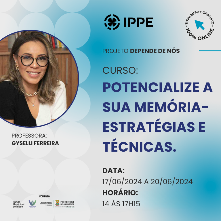 Curso: Potencialize a sua memória-estratégias e técnicas.