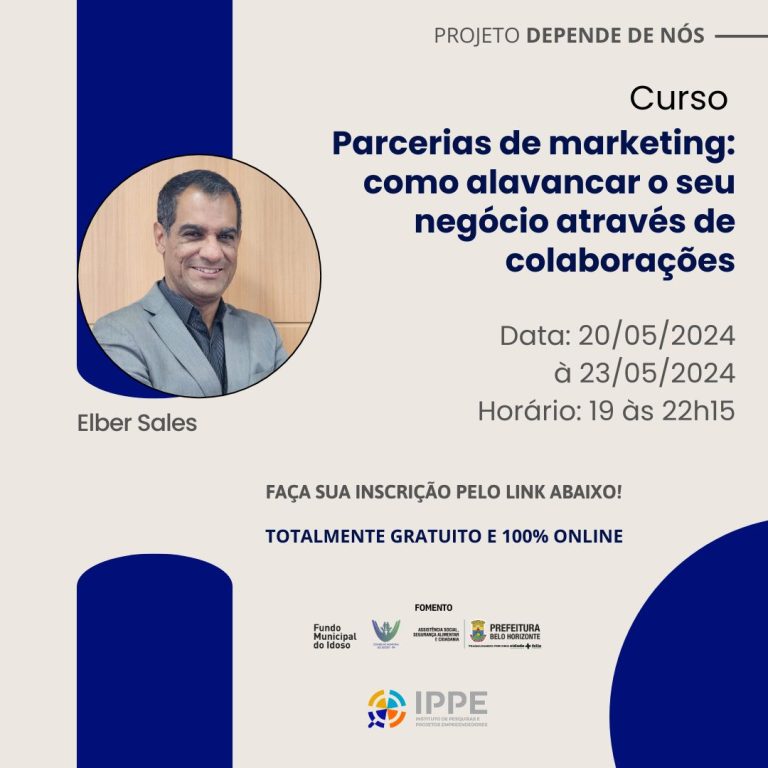 Curso: Parcerias de marketing: como alavancar o seu negócio através de colaborações.