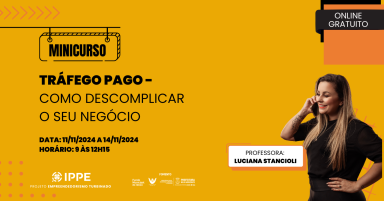Minicurso: Tráfego pago, como descomplicar o seu negócio