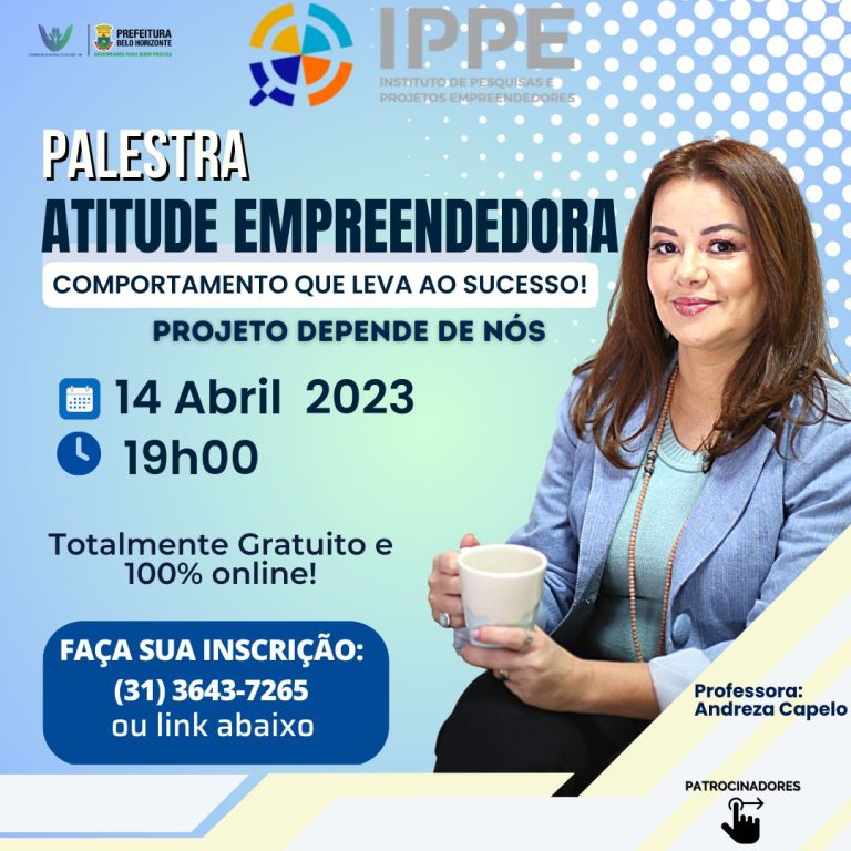 Palestra: Atitude empreendedora – comportamento que leva ao sucesso
