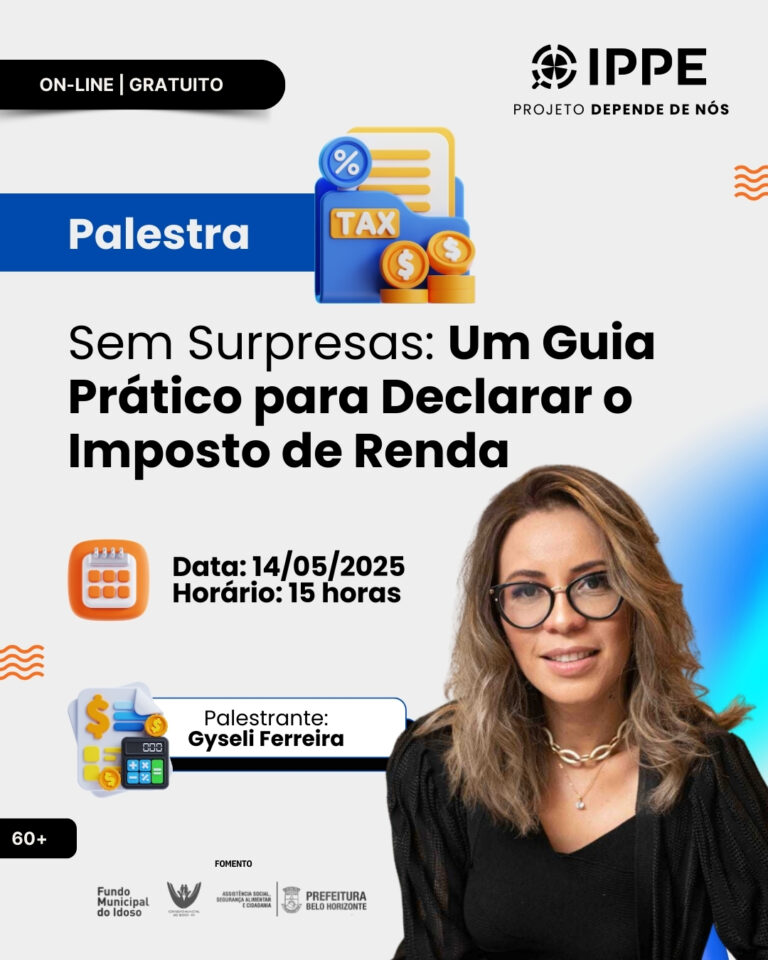 Palestra: Sem Surpresas: Um Guia Prático para Declarar o Imposto de Renda