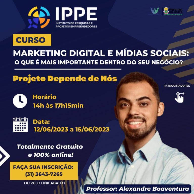 Curso: Marketing Digital e mídias sociais: o que é mais importante dentro do seu negócio?