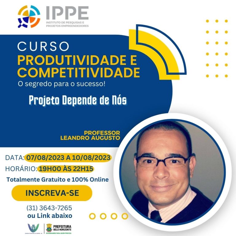 Curso: Produtividade e Competitividade: o segredo para o sucesso!