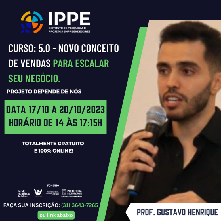 Curso: 5.0 – Novo conceito de Venda para escalar o seu negócio!