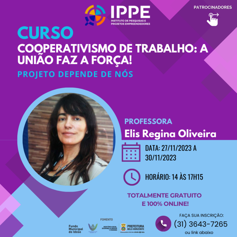 Curso: Cooperativismo de Trabalho, a união faz a força
