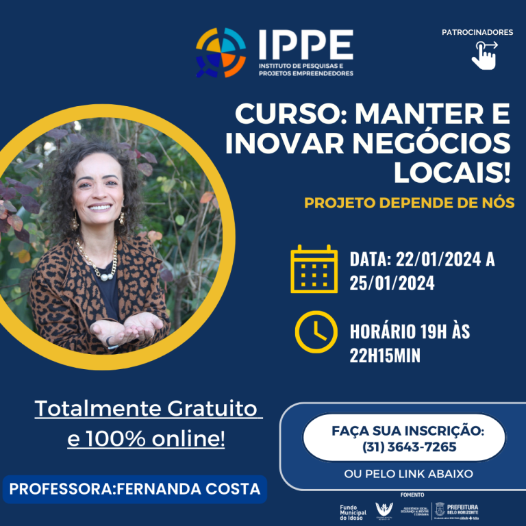 Curso: Manter e inovar negócios locais