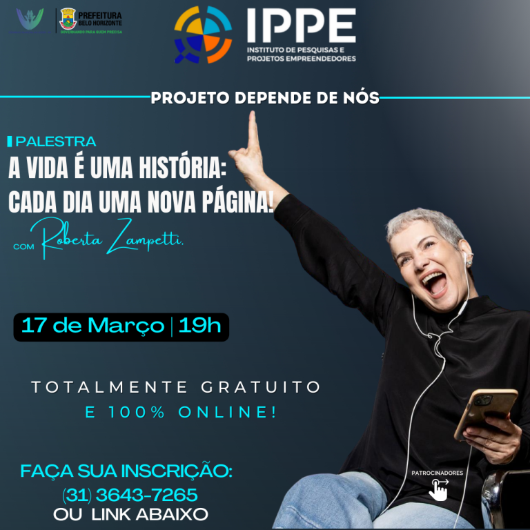 Palestra: A vida é uma história: cada dia uma nova página