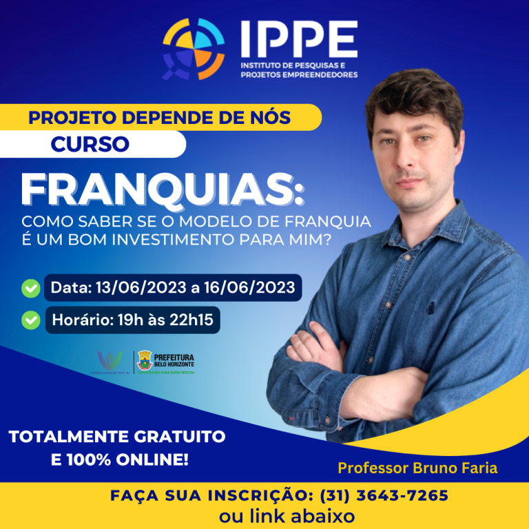 Curso: Franquias: Como saber se o modelo de franquia é um bom investimento para mim?