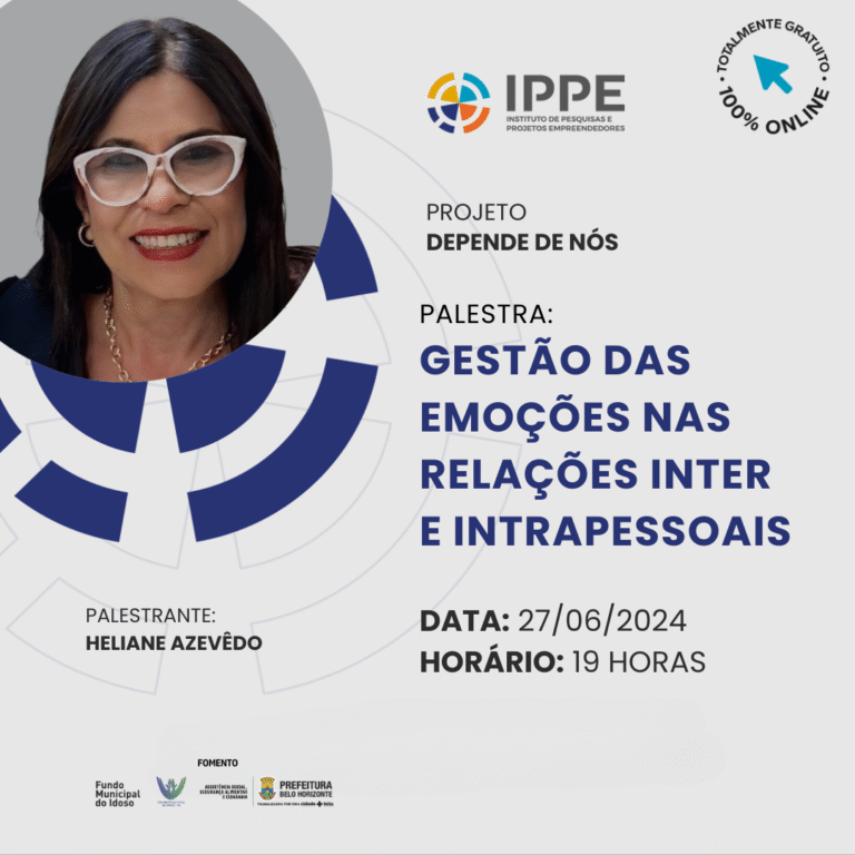 Palestra: Gestão das emoções nas relações inter e intrapessoais.