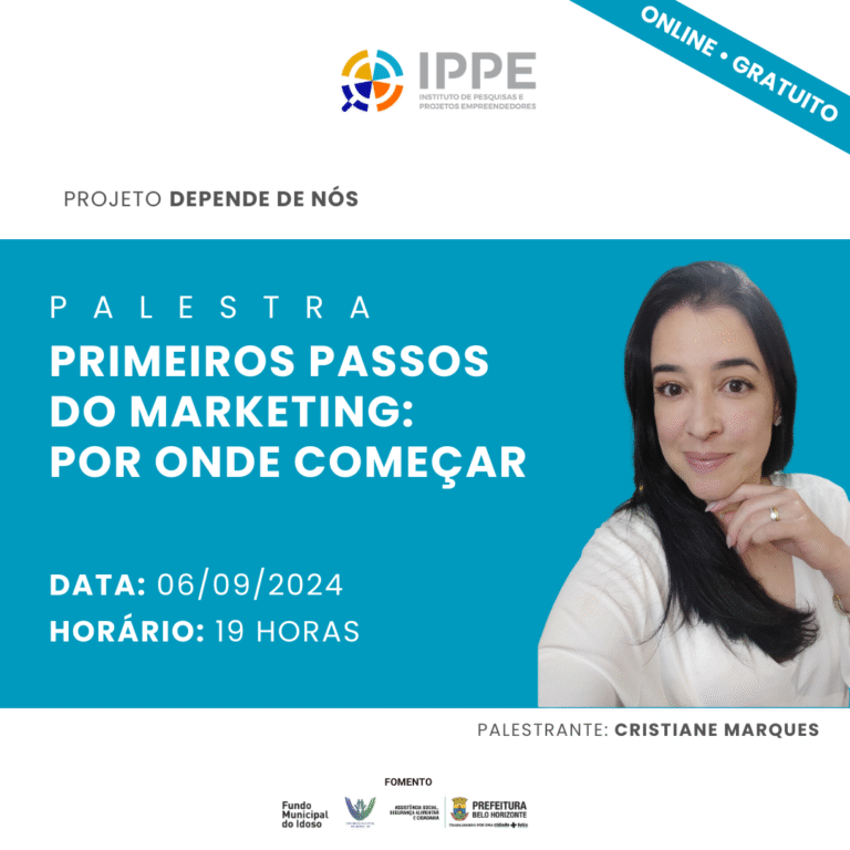 Palestra: Primeiros passos do marketing: pode onde começar.