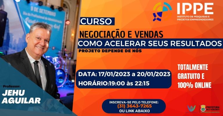 Curso: Negociação e vendas, como acelerar seus resultados