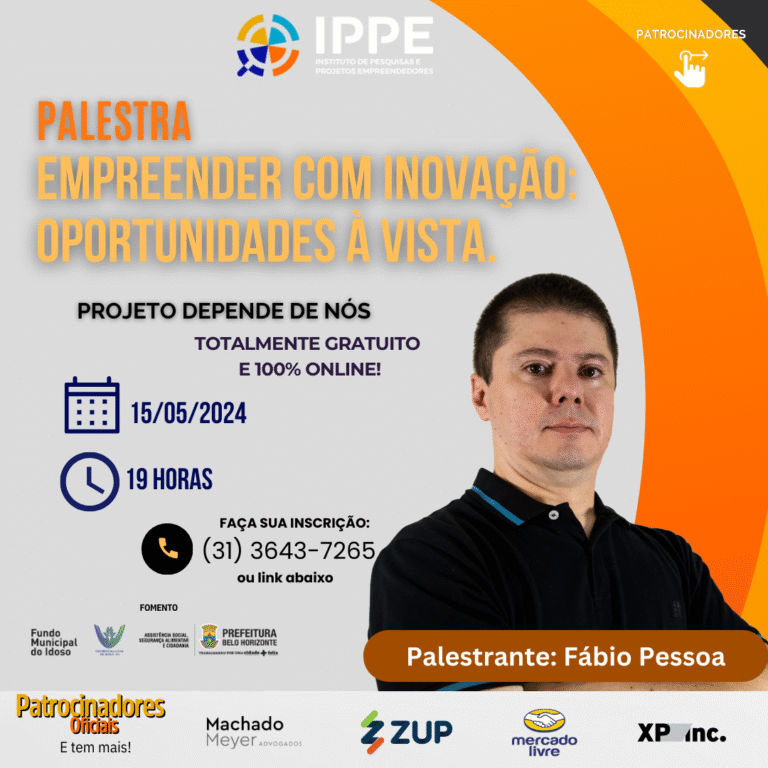 Palestra: Empreender com inovação: oportunidades à vista