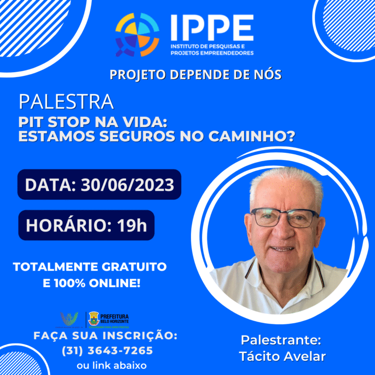 Palestra: Pit stop na vida: estamos seguros do caminho?