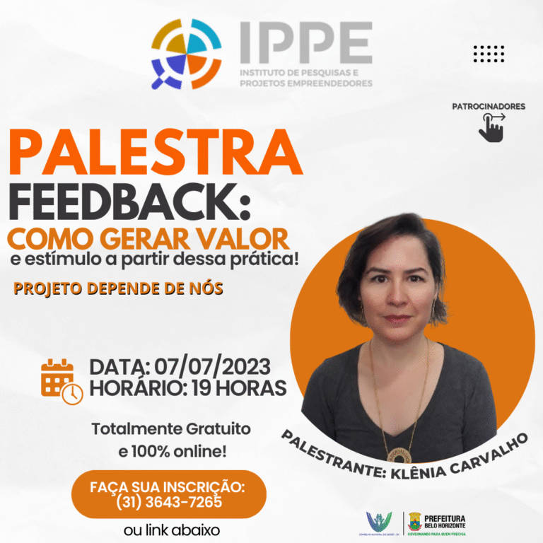Palestra: Feedback – como gerar e estímulo a partir dessa prática.
