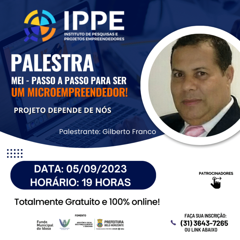 Palestra: MEI – Passo a passo para ser um microempreendedor!