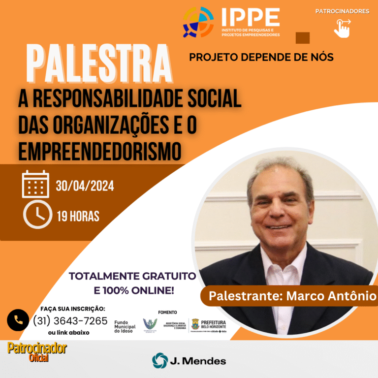 Palestra: A responsabilidade Social das Organizações e o Empreendedorismo