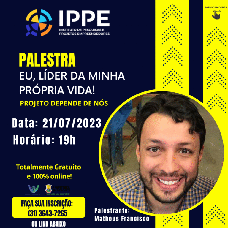 Palestra: Eu, líder da minha própria vida