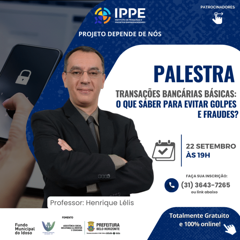 Palestra: Transações bancárias básicas: o que saber para evitar golpes e fraudes?