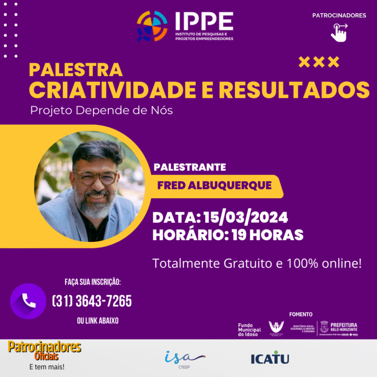 Palestra: Criatividade e Resultados