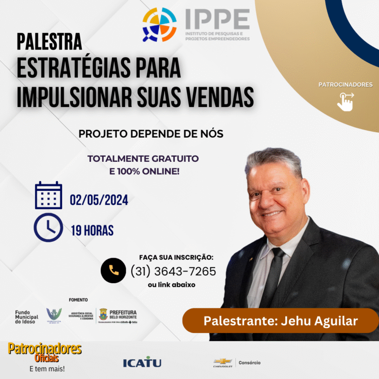 Palestra: Estratégias para impulsionar suas vendas.