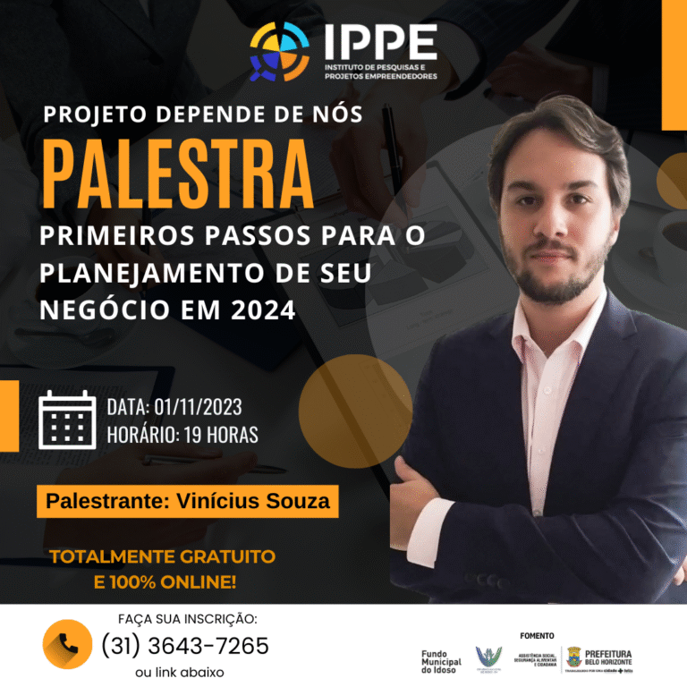 Palestra: Primeiros passos para o planejamento de seu negócio em 2024