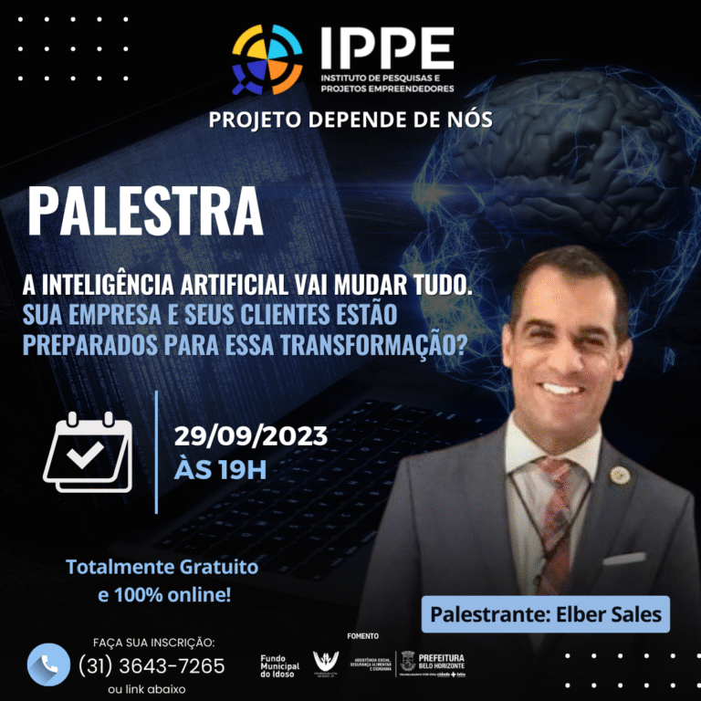 Palestra: A inteligência artificial vai mudar tudo. Sua empresa e seus clientes estão preparados para essa transformação?