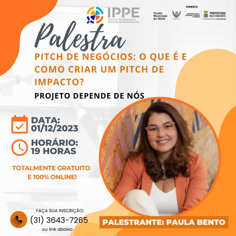 Palestra: Pitch de Negócios: o que é e como criar um pitch de impacto?