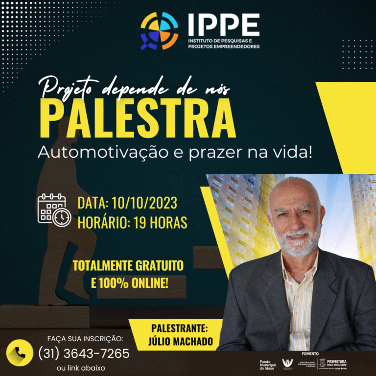 Palestra: Automotivação e prazer na vida!