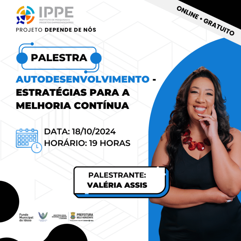 Palestra: Autodesenvolvimento: estratégias para melhoria contínua.