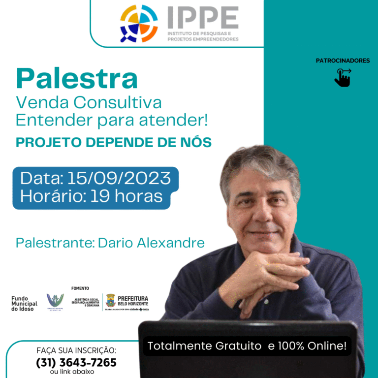 Palestra: Venda consultiva – entender par atender!