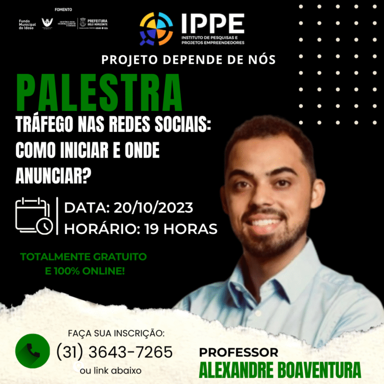 Palestra: Tráfego nas redes sociais: como iniciar e onde anunciar?