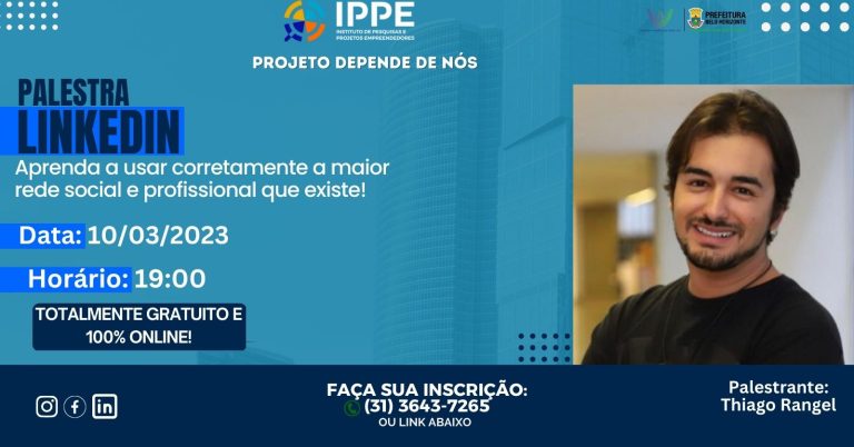 Palestra: Linkedin – como utilizar a ferramenta da maneira correta para a sua empresa