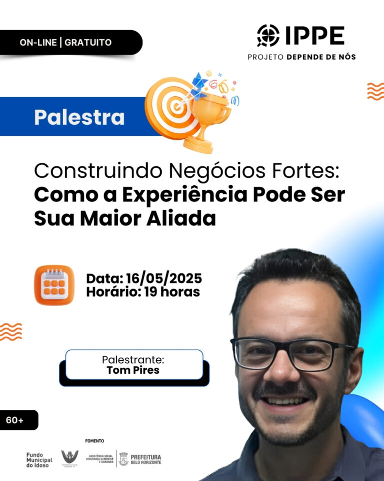 Palestra: Construindo Negócios Fortes: Como a Experiência Pode Ser Sua Maior Aliada