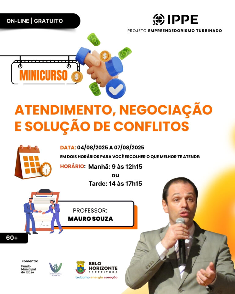 Minicurso: Atendimento, Negociação e Solução de conflitos