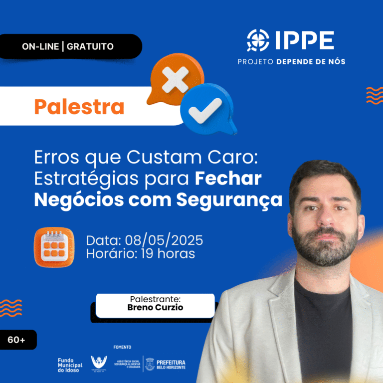Palestra: Erros que custam caro: estratégias para fechar negócios com segurança.