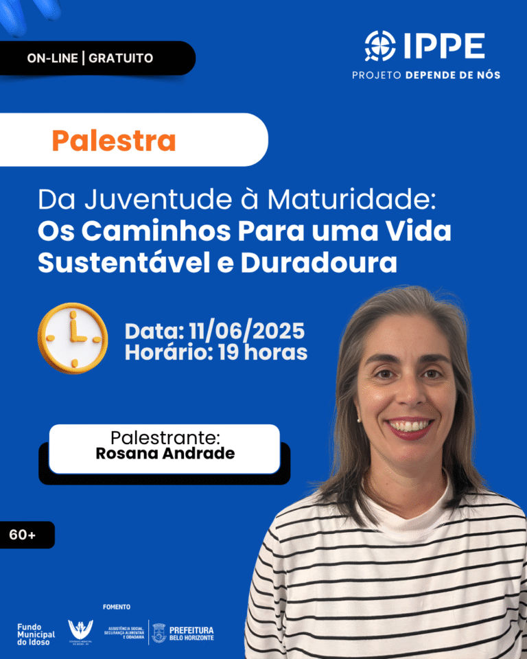 Palestra: Da Juventude à Maturidade: Os Caminhos Para uma Vida Sustentável e Duradoura