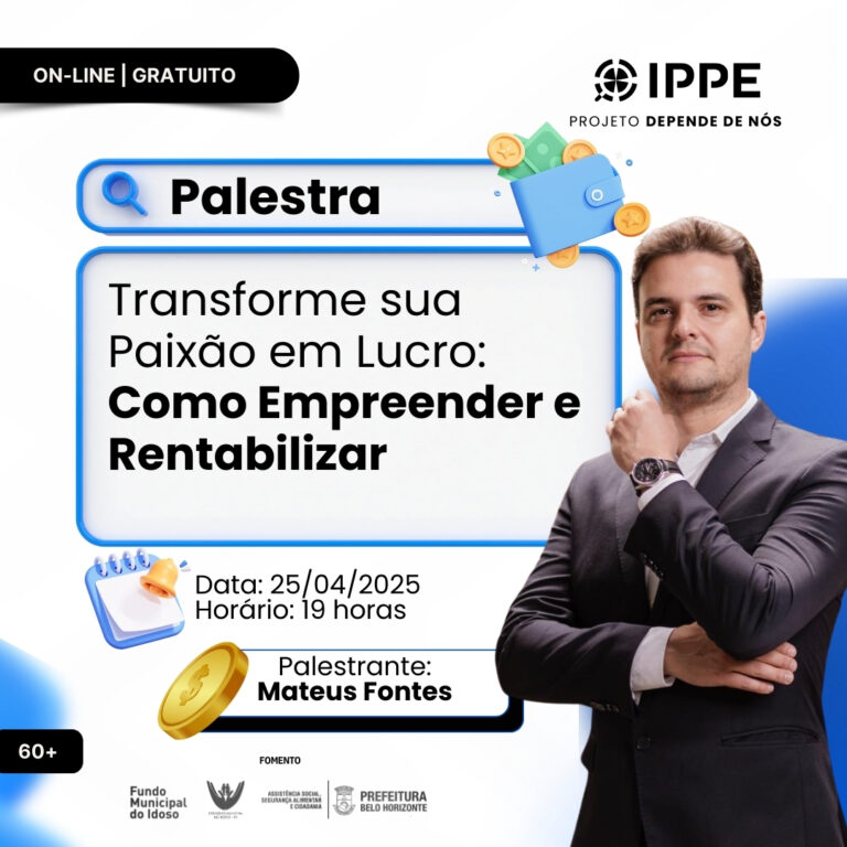 Palestra: Transforme sua paixão em lucro: como empreender e rentabilizar