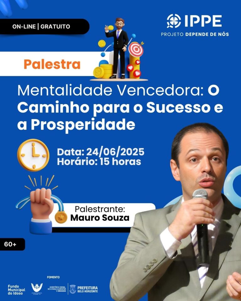 Palestra: Mentalidade Vencedora: O Caminho para o Sucesso e a Prosperidade