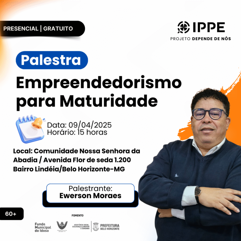 Palestra: Empreendedorismo para a maturidade.