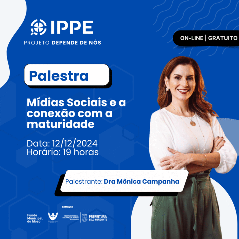 Palestra: Mídias sociais e a conexão com a maturidade.