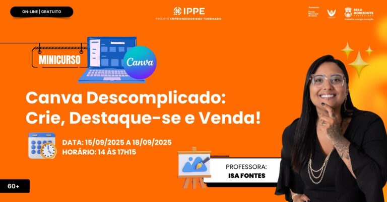 Novo cursoMinicurso: Canva Descomplicado: Crie, Destaque-se e Venda!