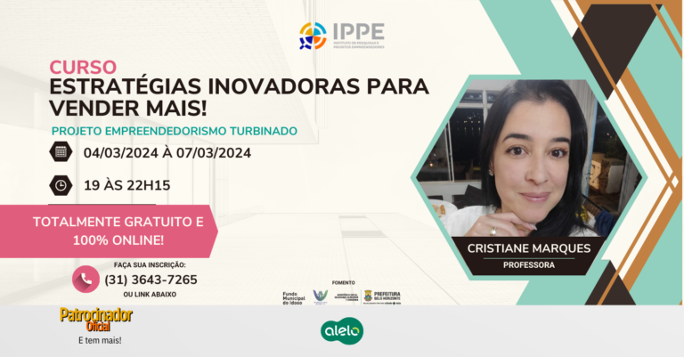 Minicurso: Estratégias Inovadoras para vender mais!