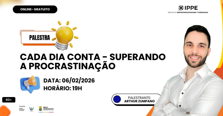 Palestra: Cada Dia Conta – Superando a Procrastinação