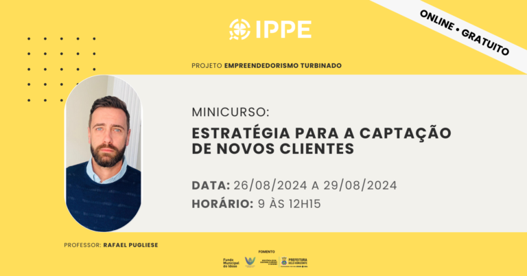 Minicurso: Estratégia para a captação de novos clientes